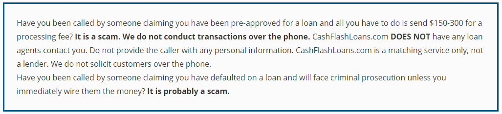 Online Loans Scam Alert